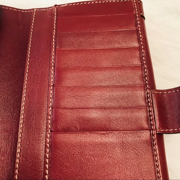GUCCI Leather Bifold Maroon Wallet - Picture 4 of 7